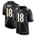 Baltimore Ravens Roquan Smith Nike Black Alternate Game Jersey product image 1, provided for visual reference and product