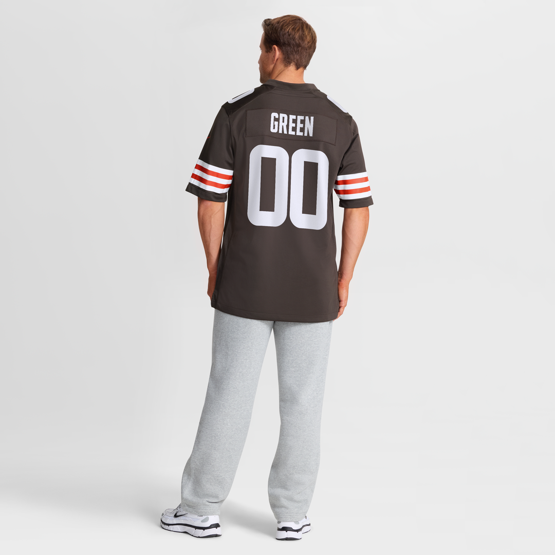 Cleveland Browns Taylen Green Nike Brown Game Jersey product image 5, provided for visual reference and product detail review
