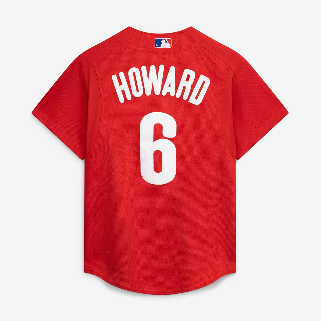 Philadelphia Phillies Ryan Howard Mitchell & Ness Red Cooperstown Collection Batting Practice Jersey product image 3,