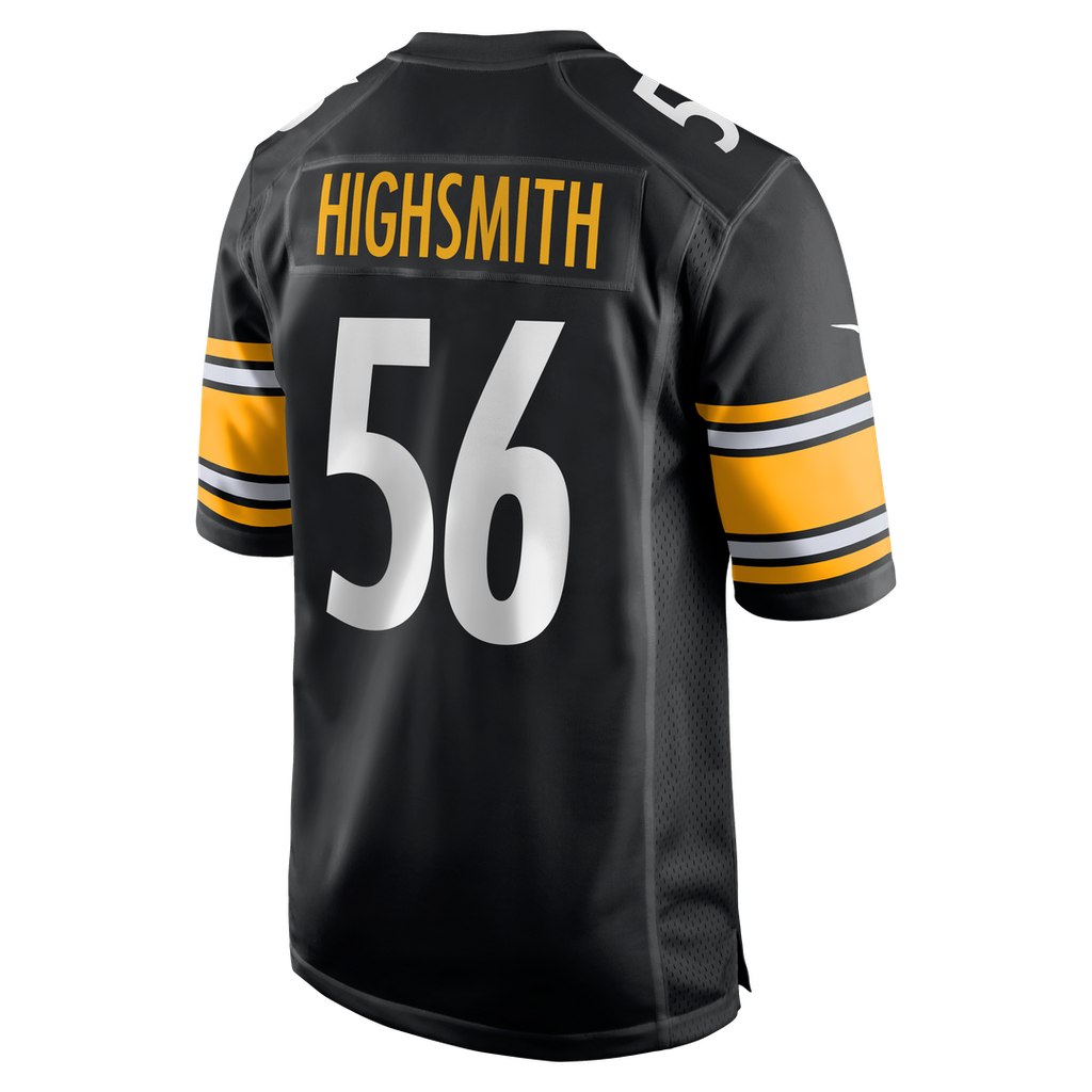 Pittsburgh Steelers Alex Highsmith Nike Black Game Jersey product image 11, provided for visual reference and product detail