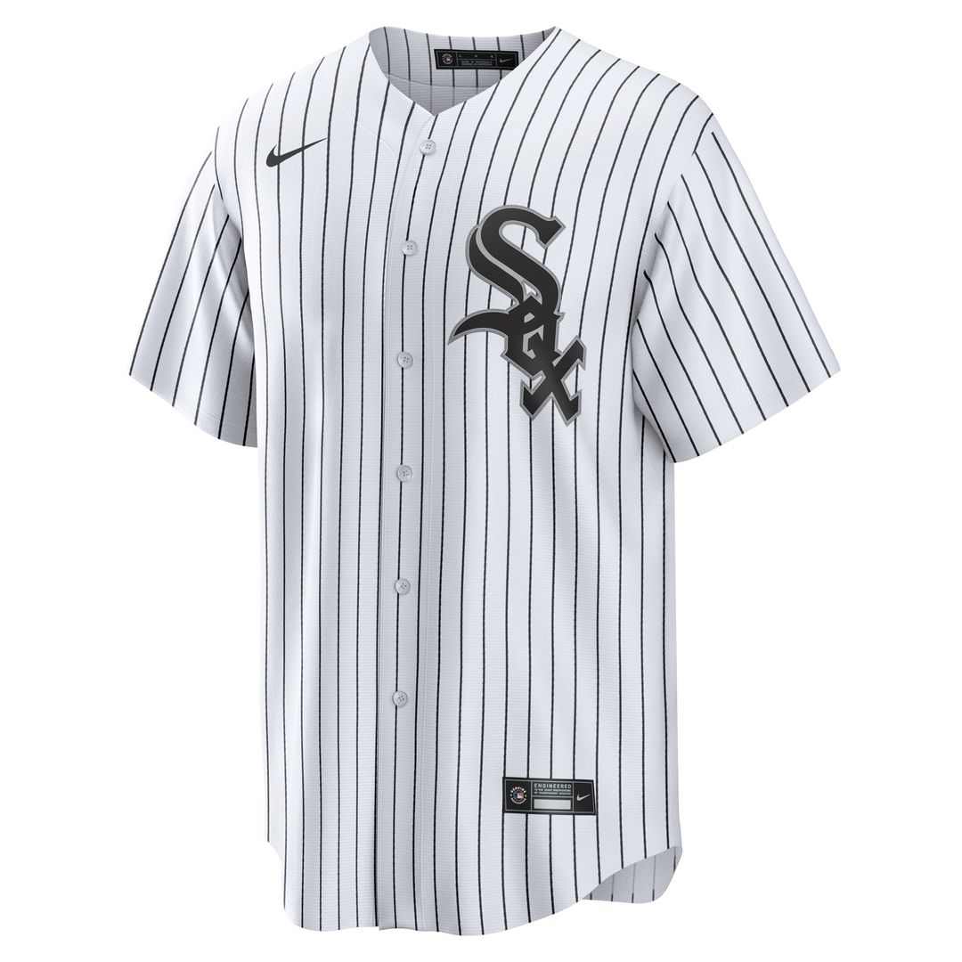 Chicago White Sox Miguel Vargas Nike White Home Replica Jersey product image 2, provided for visual reference and product