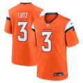 Denver Broncos Wil Lutz Nike Orange Team Game Jersey product image 1, provided for visual reference and product detail review