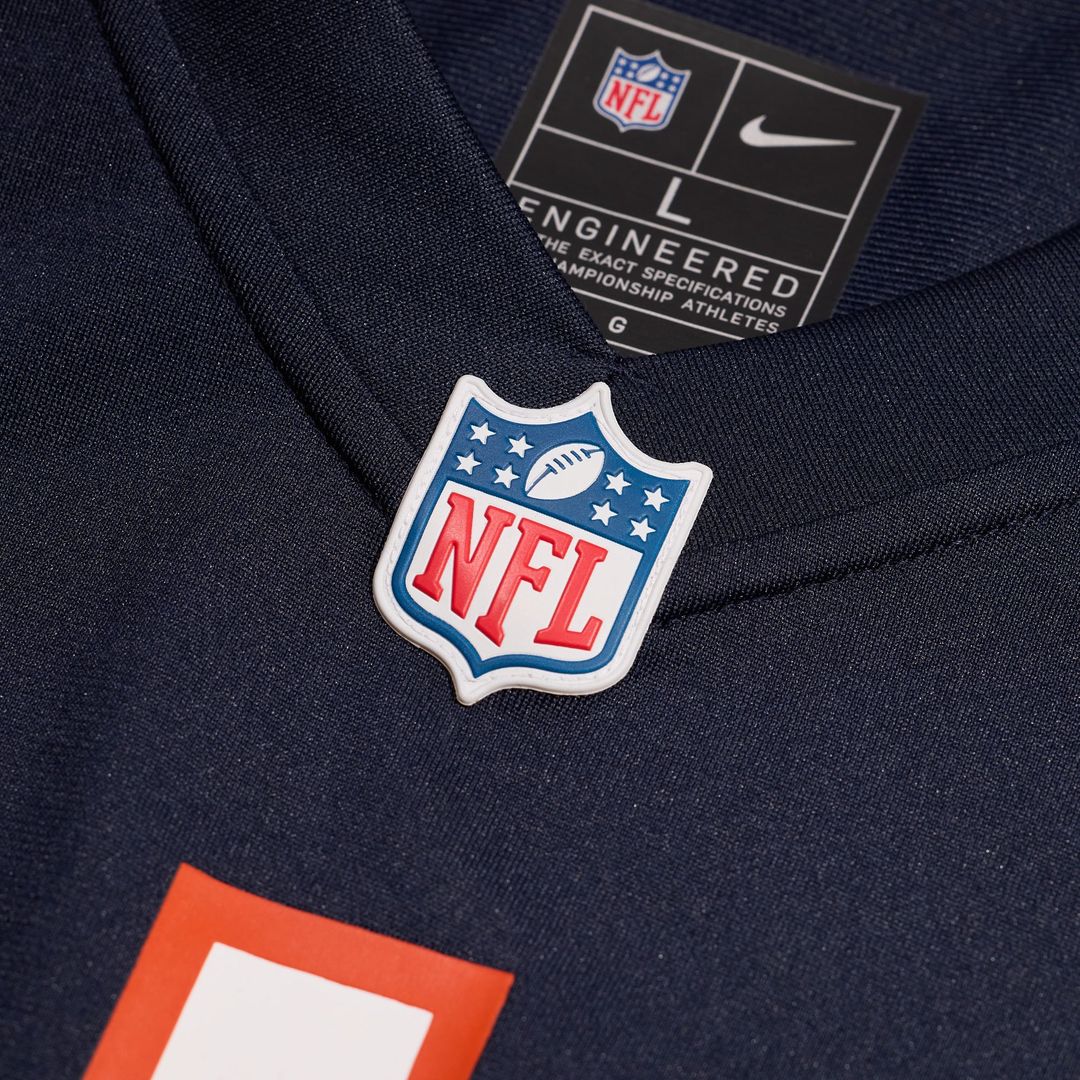 Chicago Bears Brian Piccolo Nike Navy Game Retired Player Jersey product image 4, provided for visual reference and product