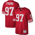 San Francisco 49ers Bryant Young Mitchell & Ness Scarlet Legacy Replica Jersey product image 1, provided for visual