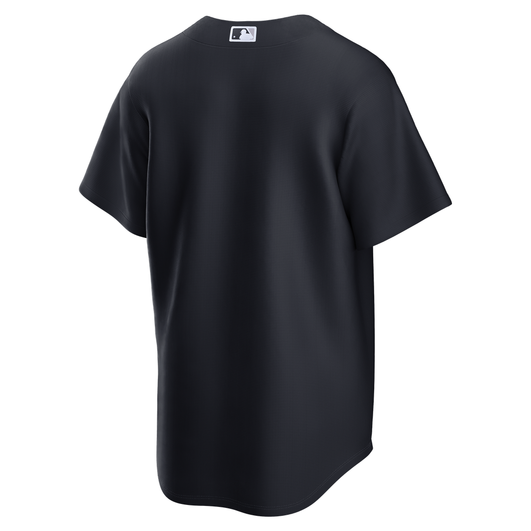 New York Yankees Nike Navy Alternate Replica Jersey product image 3, provided for visual reference and product detail review