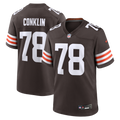Cleveland Browns Jack Conklin Nike Brown Team Game Jersey product image 1, provided for visual reference and product detail