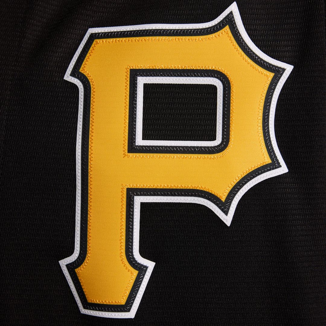 Pittsburgh Pirates Nike Black Alternate Replica Team Jersey product image 10, provided for visual reference and product