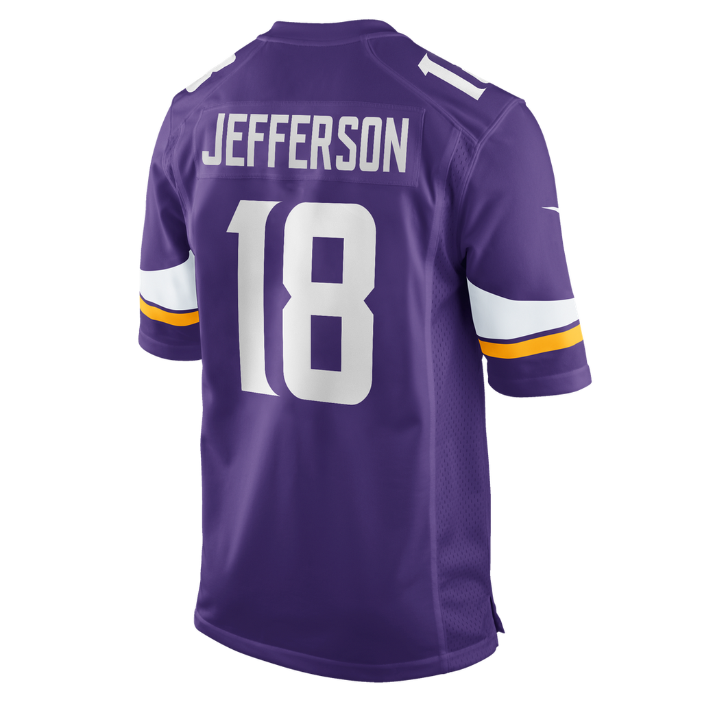 Minnesota Vikings Justin Jefferson Nike Purple Player Game Jersey product image 7, provided for visual reference and product