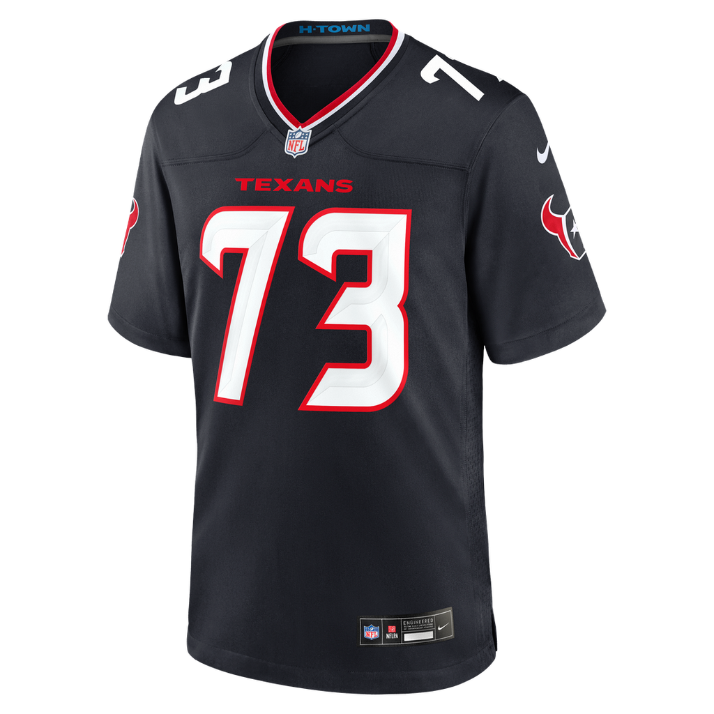 Houston Texans Derrick Graham Nike Navy Team Game Jersey product image 4, provided for visual reference and product detail
