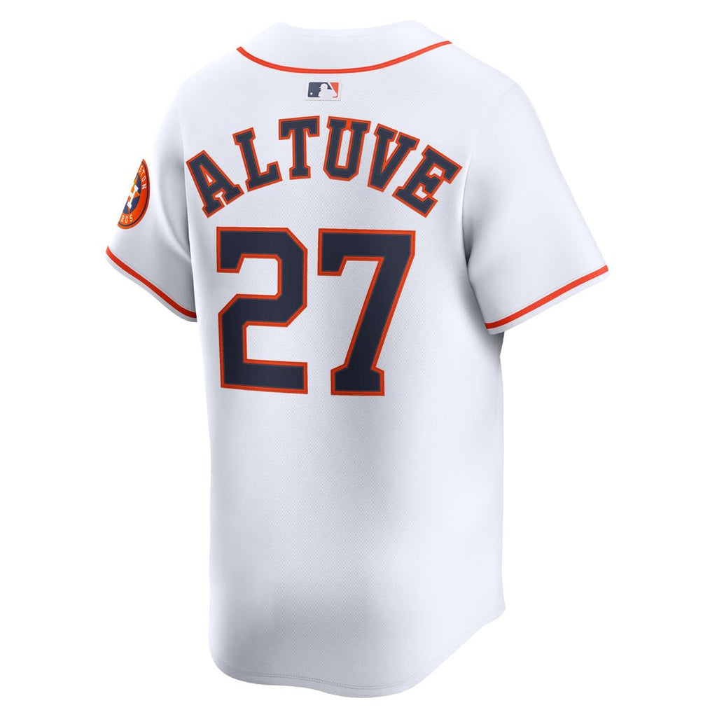 Houston Astros Jose Altuve Nike Gray Road Limited Player Jersey product image 9, provided for visual reference and product