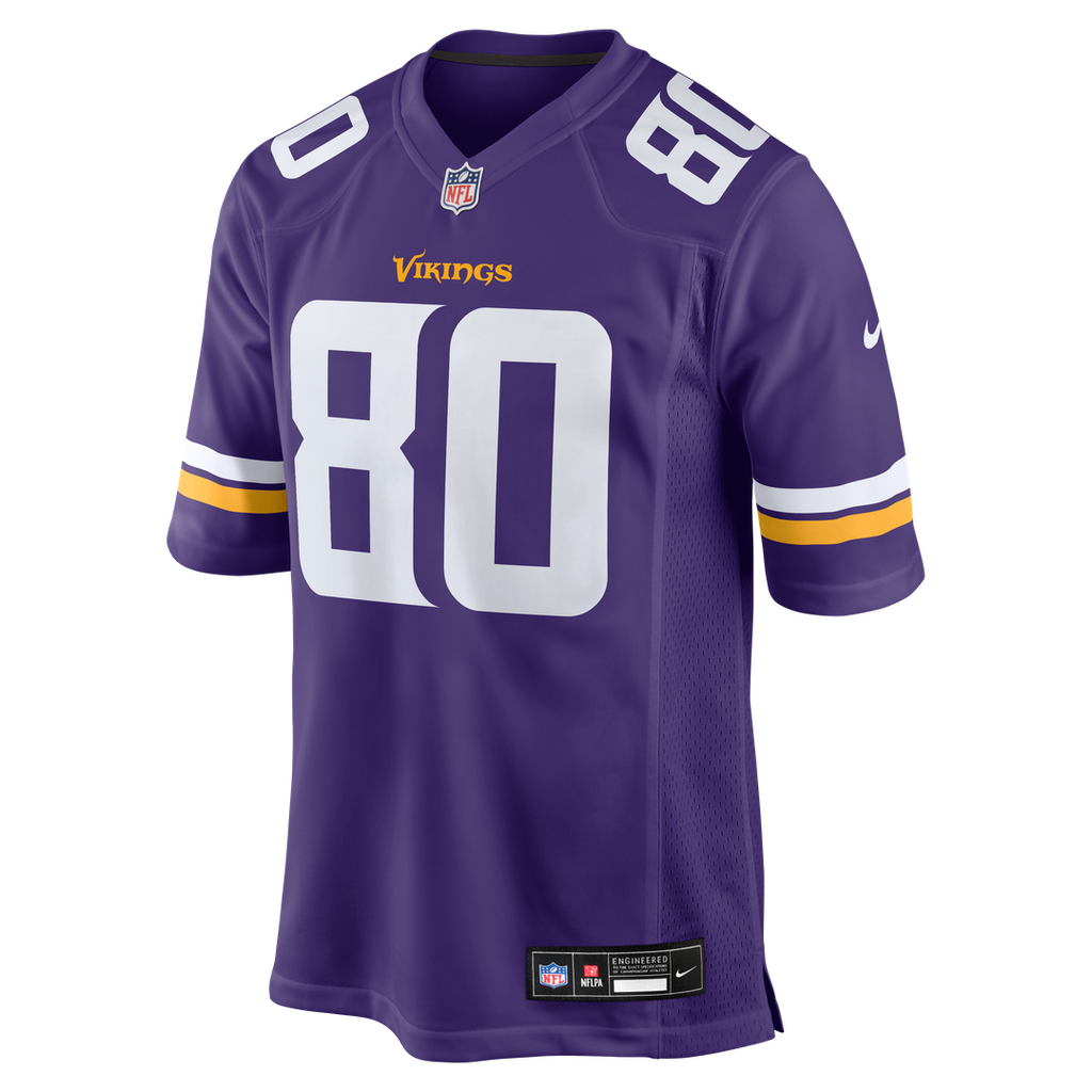 Minnesota Vikings Cris Carter Nike Purple Game Retired Player Jersey product image 2, provided for visual reference and