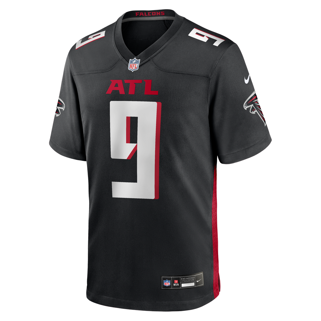 Atlanta Falcons Michael Penix Jr. Nike Black Player Game Jersey product image 10, provided for visual reference and product