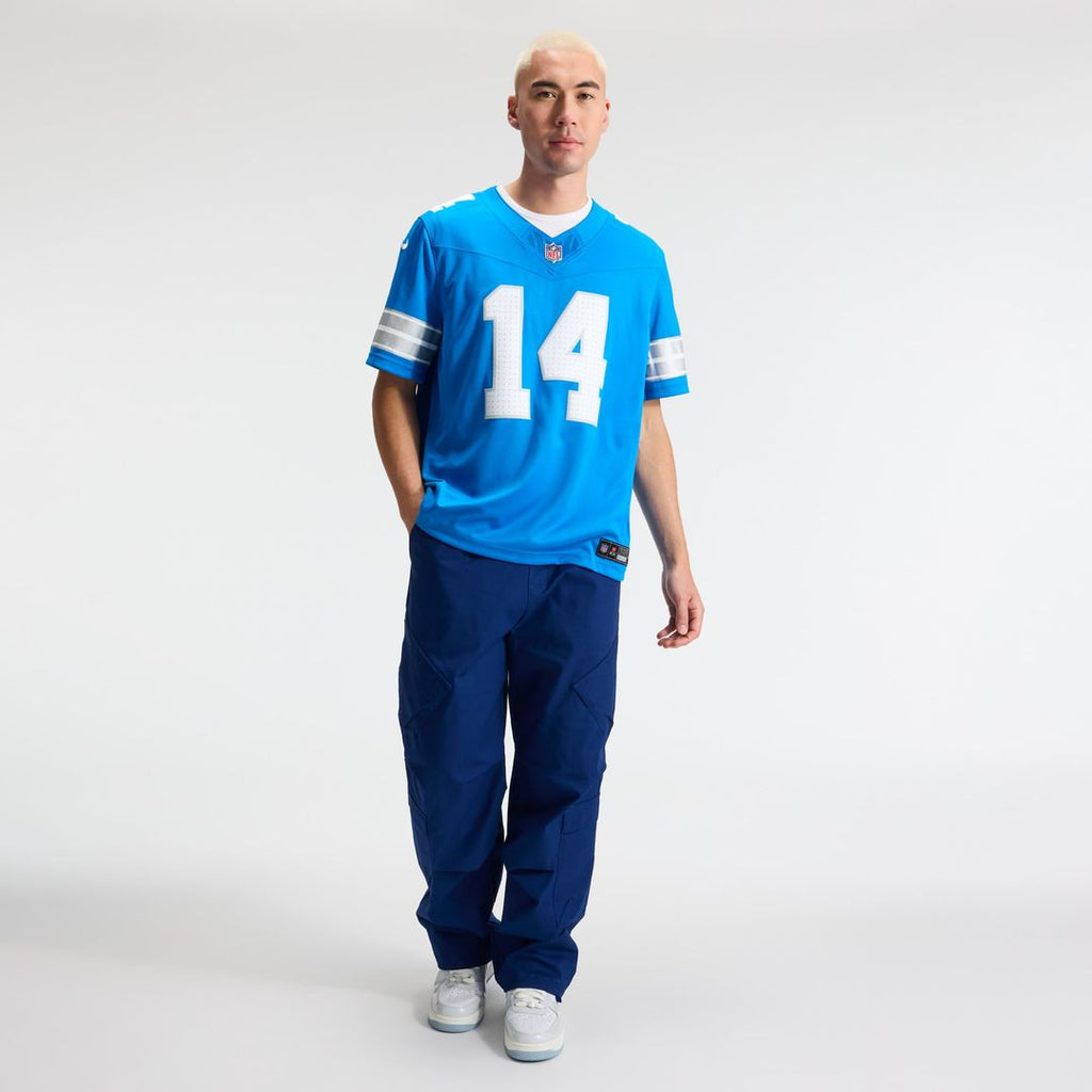 Detroit Lions Amon-Ra St. Brown Nike White Vapor F.U.S.E. Stitched Limited Jersey product image 10, provided for visual