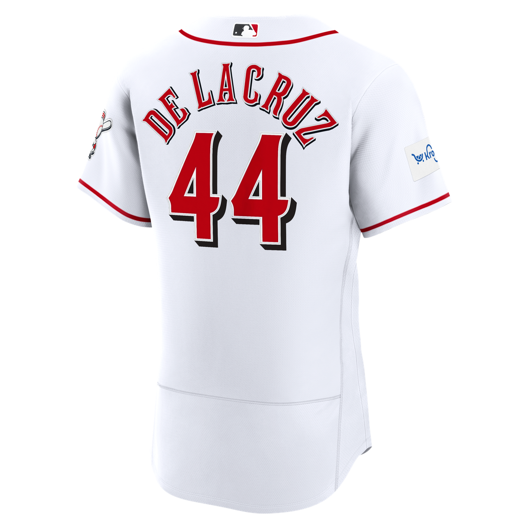 Cincinnati Reds Elly De La Cruz Nike Red Alternate Authentic Sponsor Patch Jersey product image 9, provided for visual