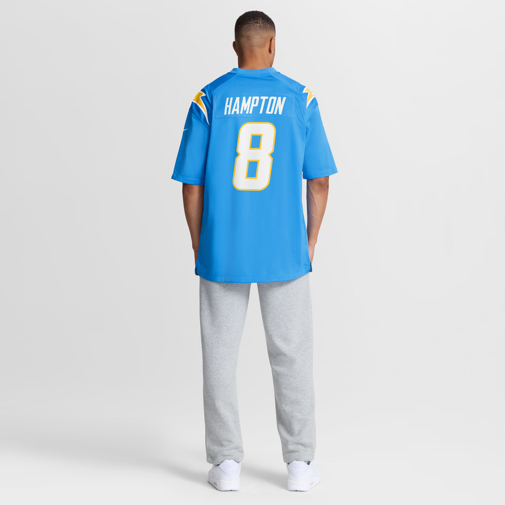 Los Angeles Chargers Omarion Hampton Nike Navy Alternate Super Chargers Game Player Jersey product image 11, provided for