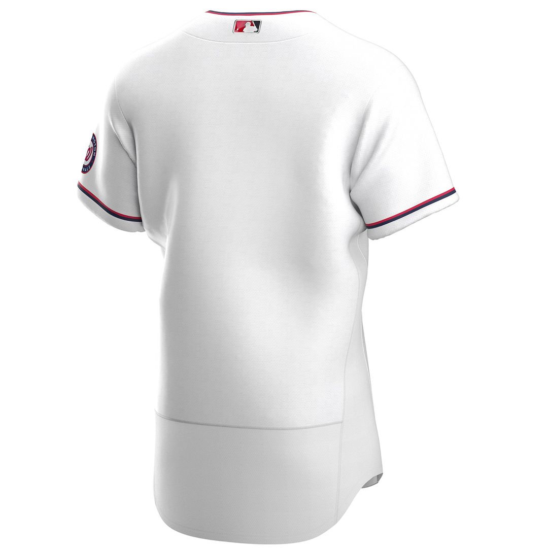 Washington Nationals Nike White Alternate Authentic Team Jersey product image 3, provided for visual reference and product