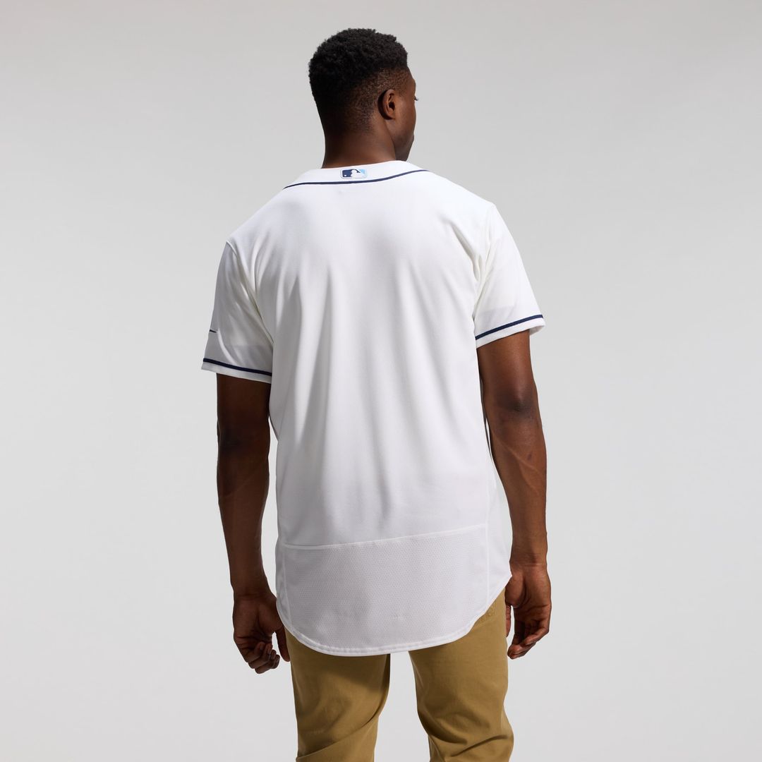 Tampa Bay Rays Nike White Home Authentic Jersey product image 14, provided for visual reference and product detail review
