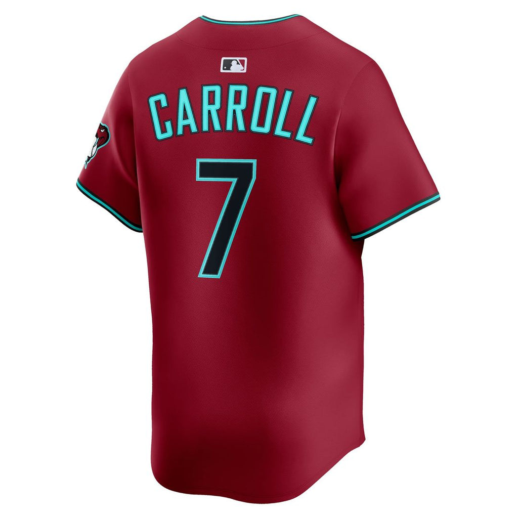Arizona Diamondbacks Corbin Carroll Nike Black Alternate Limited Player Jersey product image 9, provided for visual