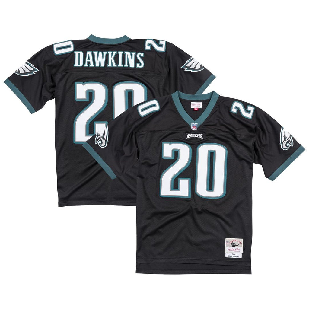 Philadelphia Eagles Brian Dawkins Mitchell & Ness Black Legacy Replica Jersey product image 7, provided for visual reference
