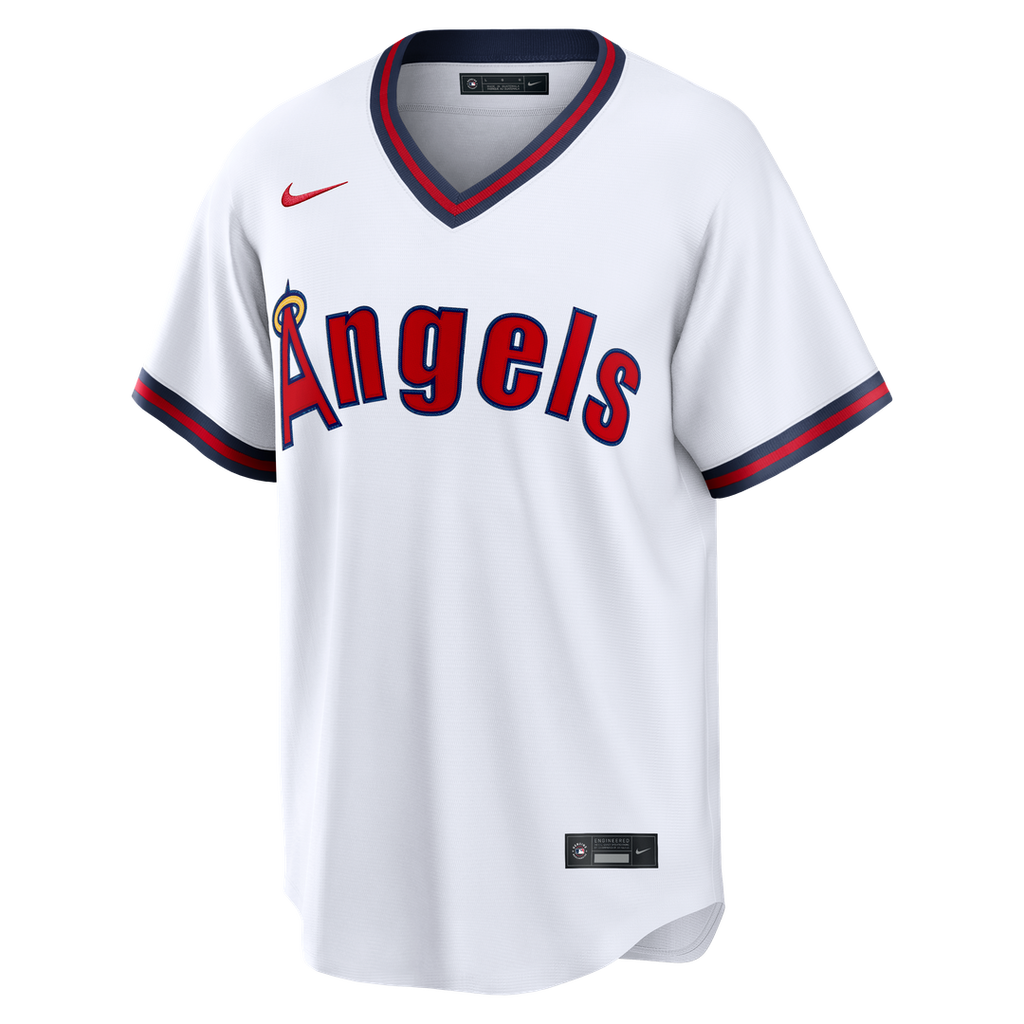 Los Angeles Angels Mike Trout Nike White Alternate Replica Jersey product image 5, provided for visual reference and product