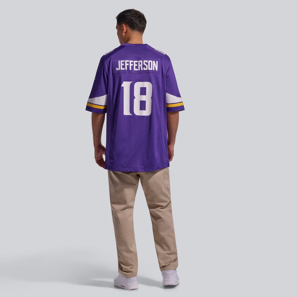 Minnesota Vikings Justin Jefferson Nike Purple Player Game Jersey product image 18, provided for visual reference and