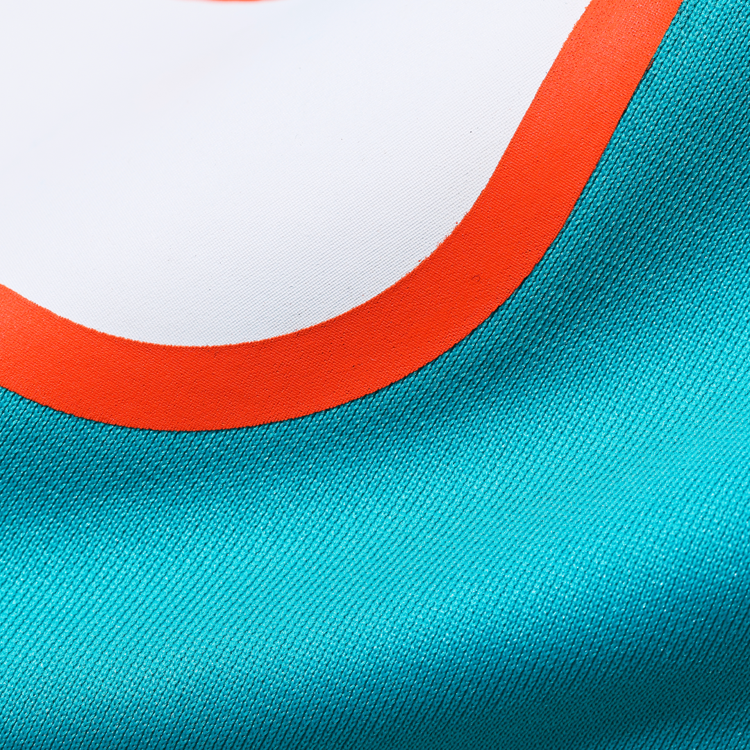 Miami Dolphins David Long Jr. Nike Aqua Game Jersey product image 5, provided for visual reference and product detail review