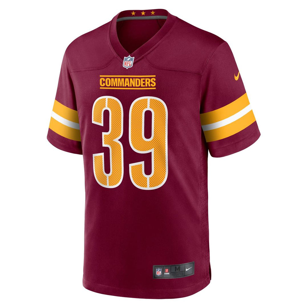 Washington Commanders Jeremy Reaves Nike Burgundy Game Jersey product image 2, provided for visual reference and product