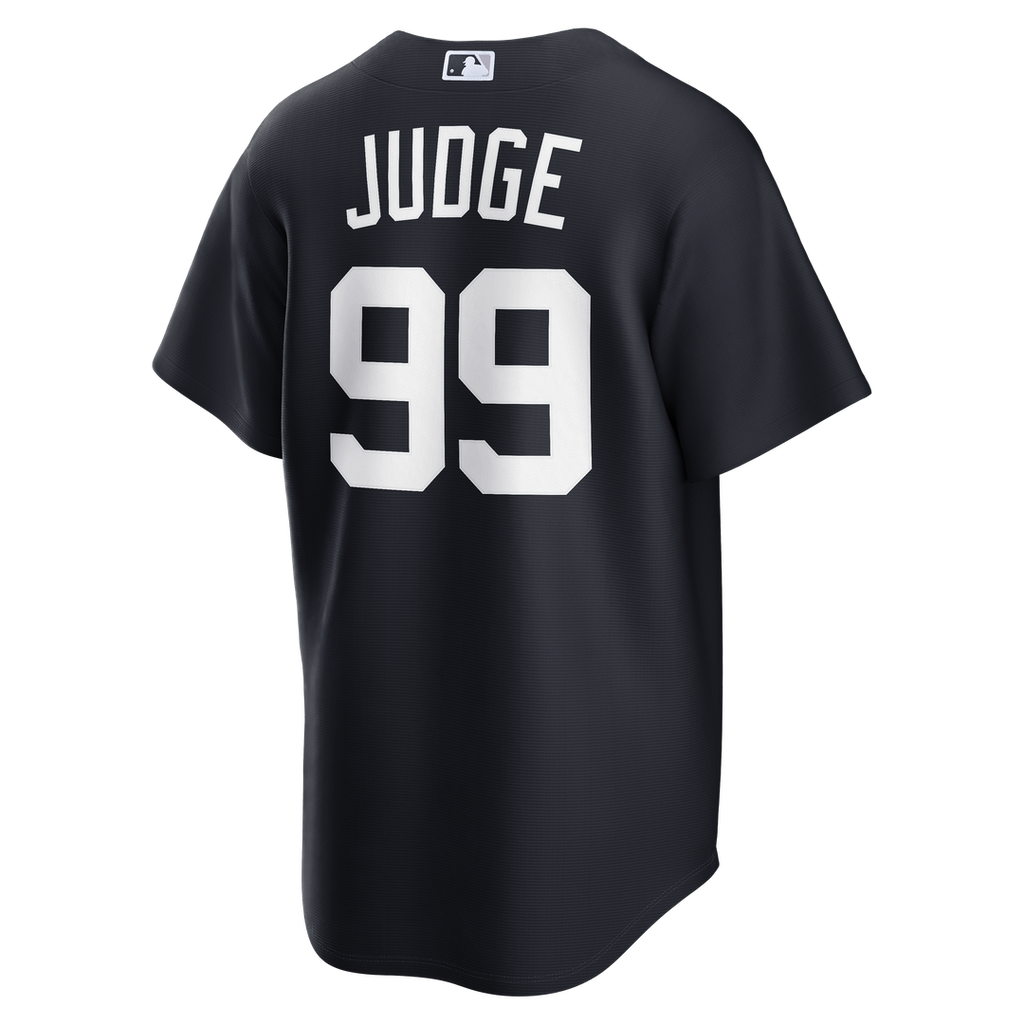 New York Yankees Aaron Judge Nike Navy Alternate Replica Jersey product image 6, provided for visual reference and product