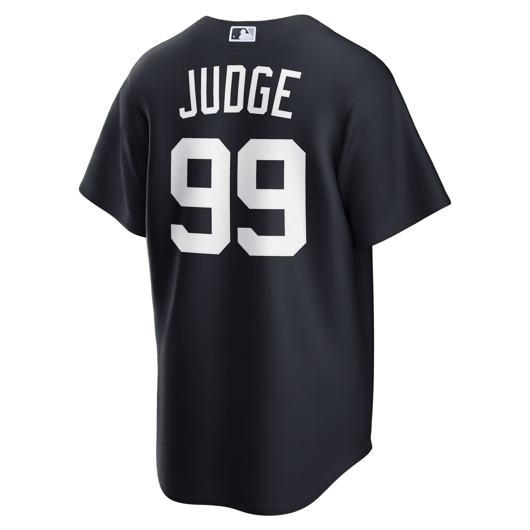 New York Yankees Aaron Judge Nike Navy Alternate Replica Jersey product image 6, provided for visual reference and product
