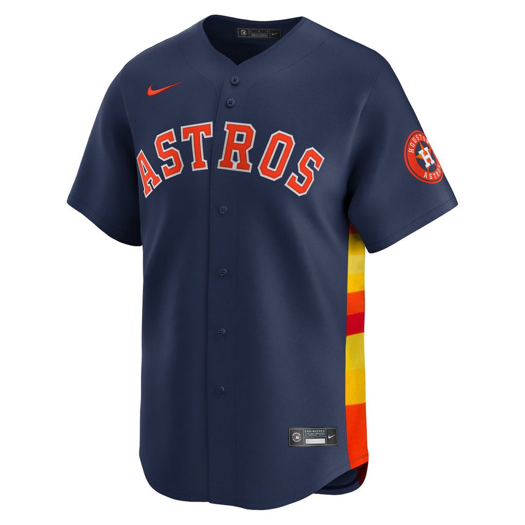 Houston Astros Jose Altuve Nike Navy Alternate Limited Player Jersey product image 2, provided for visual reference and