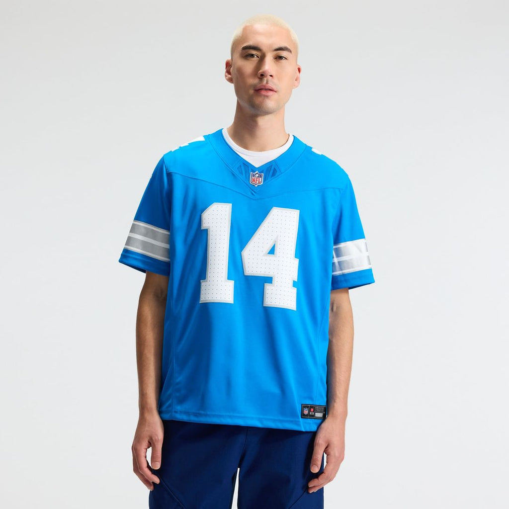 Detroit Lions Amon-Ra St. Brown Nike White Vapor F.U.S.E. Stitched Limited Jersey product image 8, provided for visual