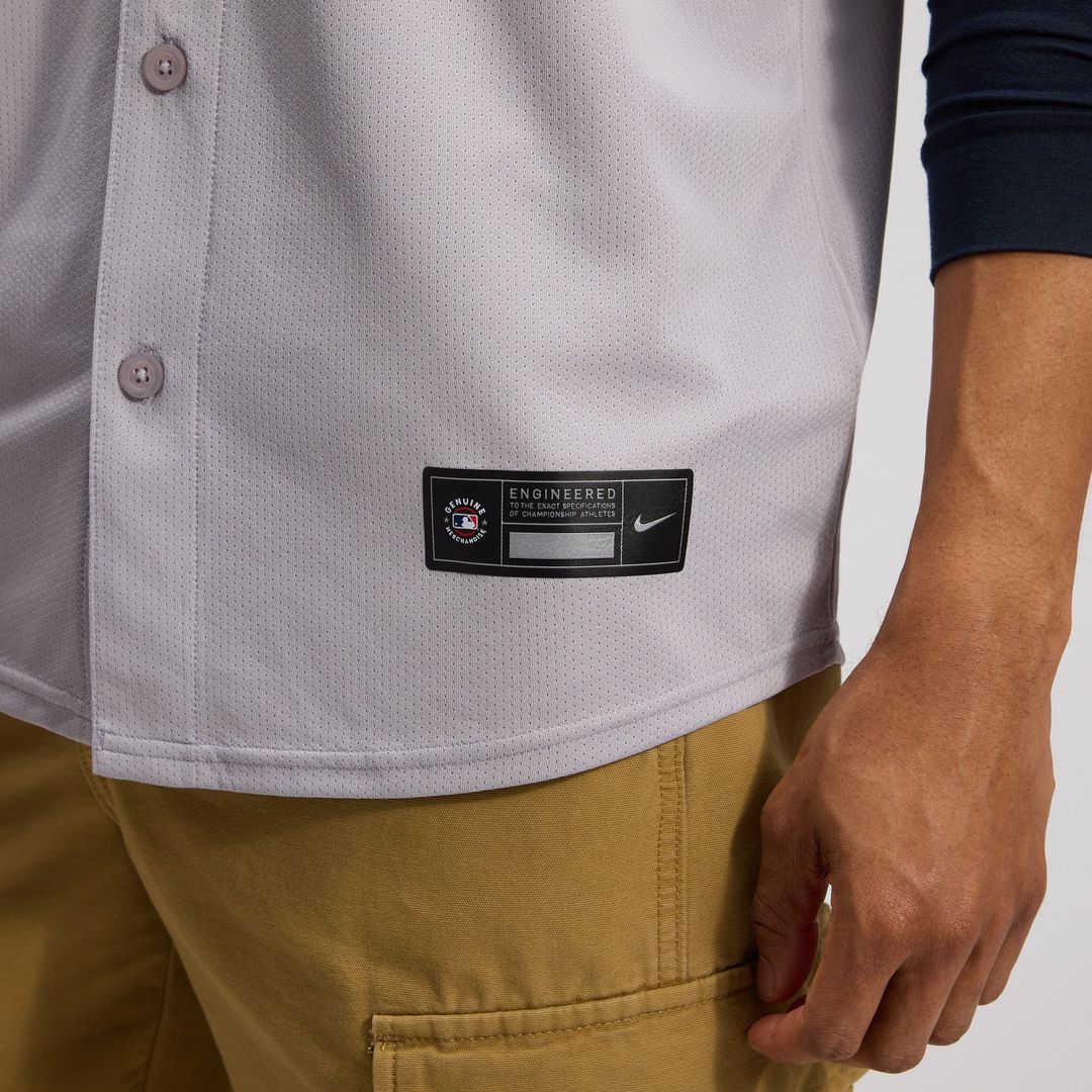 New York Yankees Aaron Judge Nike Gray Road Limited Player Jersey product image 22, provided for visual reference and