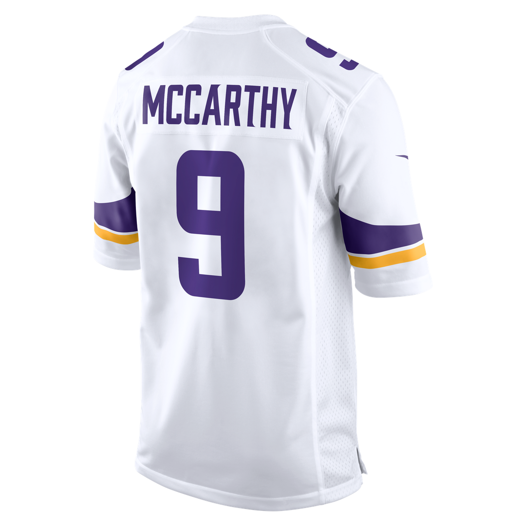 Minnesota Vikings J.J. McCarthy Nike Purple 2nd Alternate Player Game Jersey product image 19, provided for visual reference