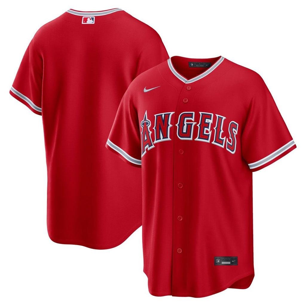 Los Angeles Angels Nike Red Alternate Replica Jersey product image 1, provided for visual reference and product detail review