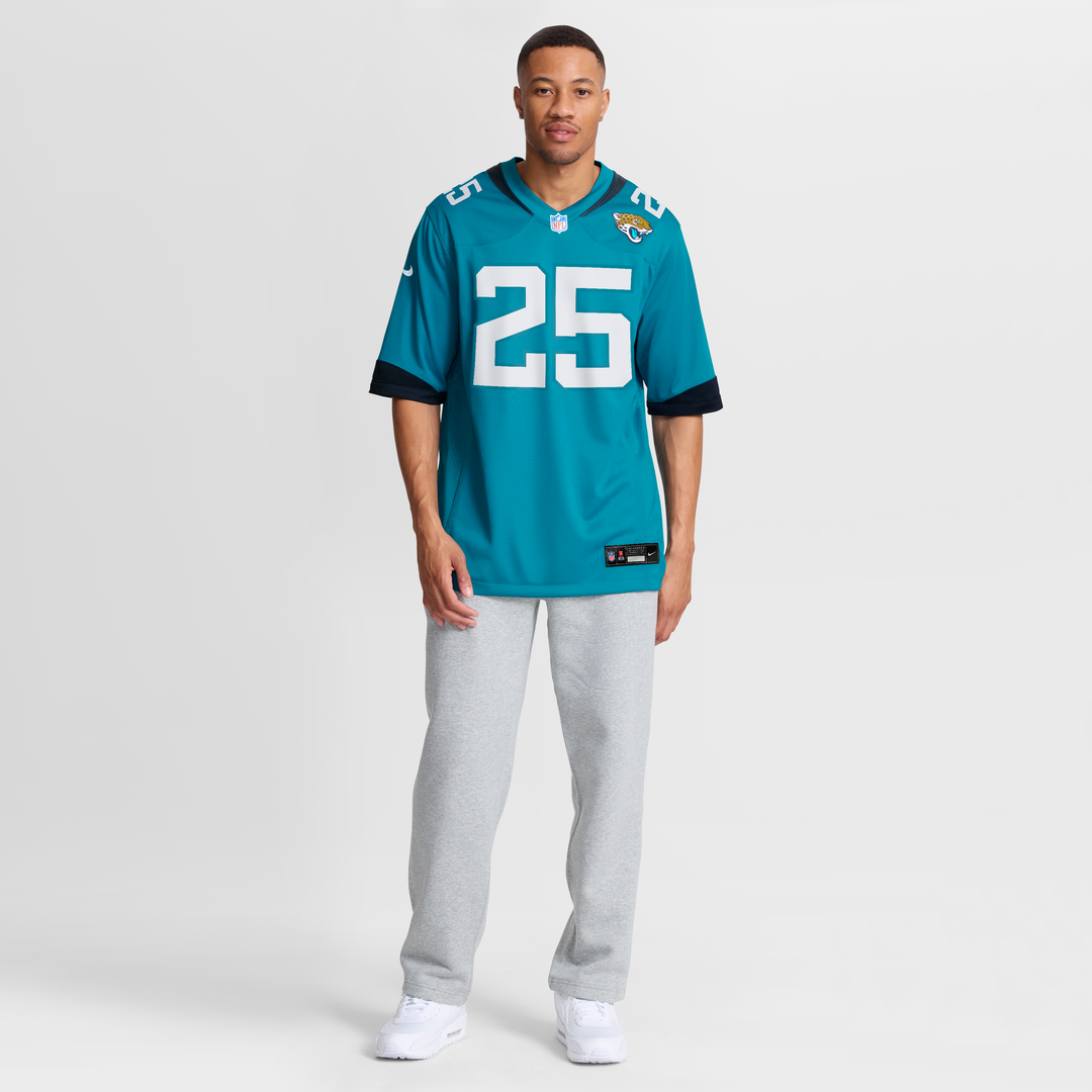 Jacksonville Jaguars Rayuan Lane III Nike Teal Team Game Jersey product image 7, provided for visual reference and product