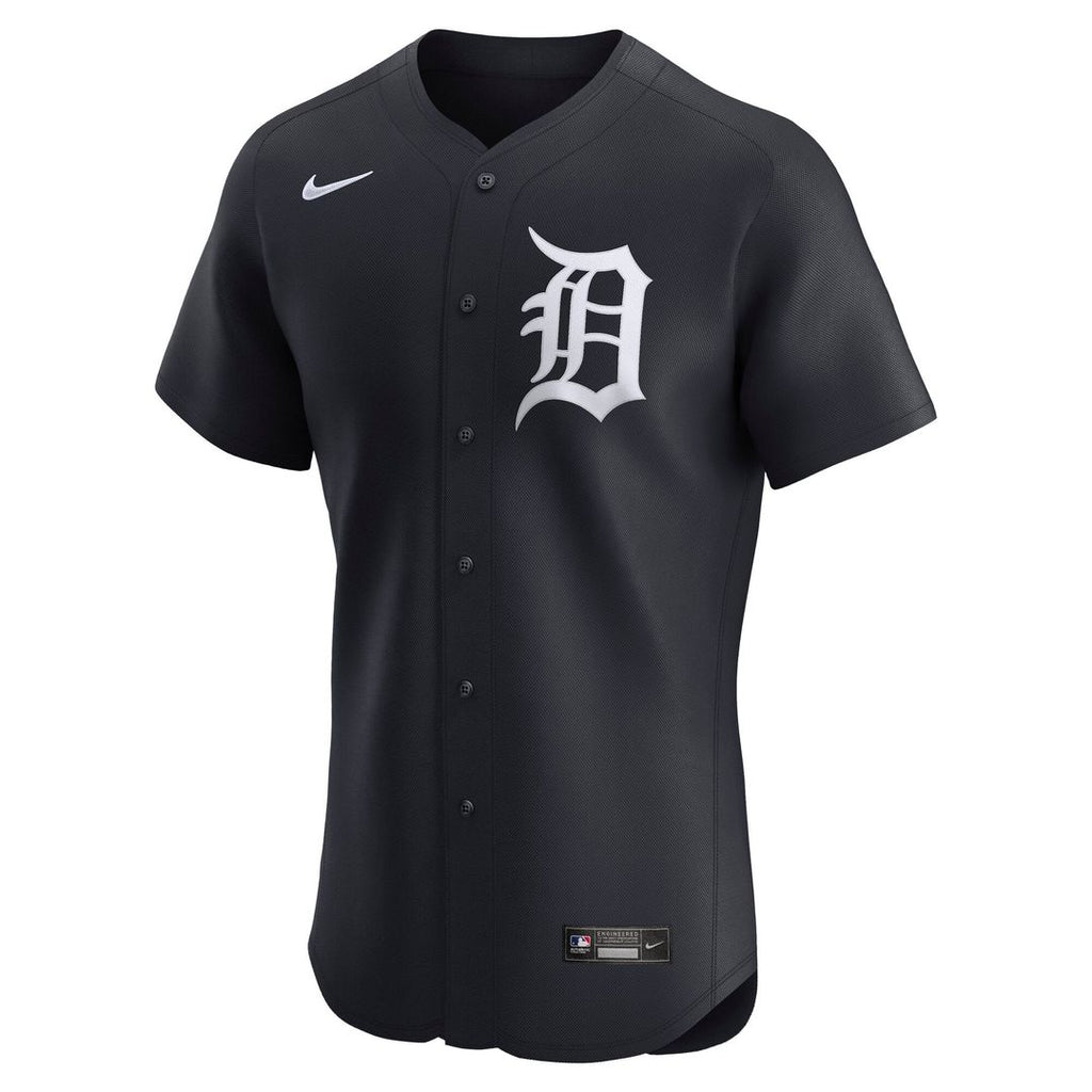 Detroit Tigers Nike White Home Elite Jersey product image 8, provided for visual reference and product detail review