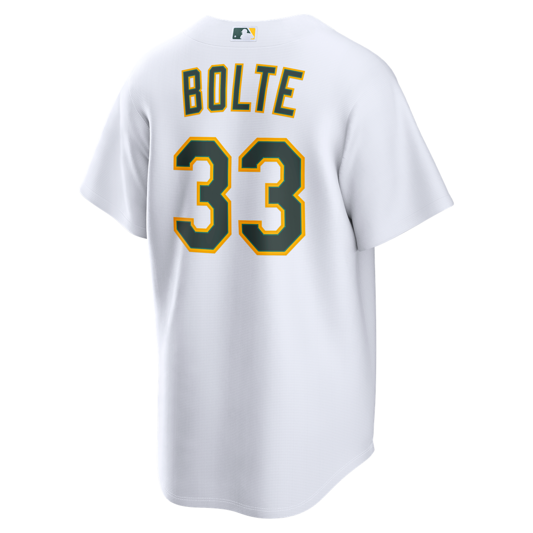Athletics Henry Bolte Nike White Home Replica Jersey product image 3, provided for visual reference and product detail review