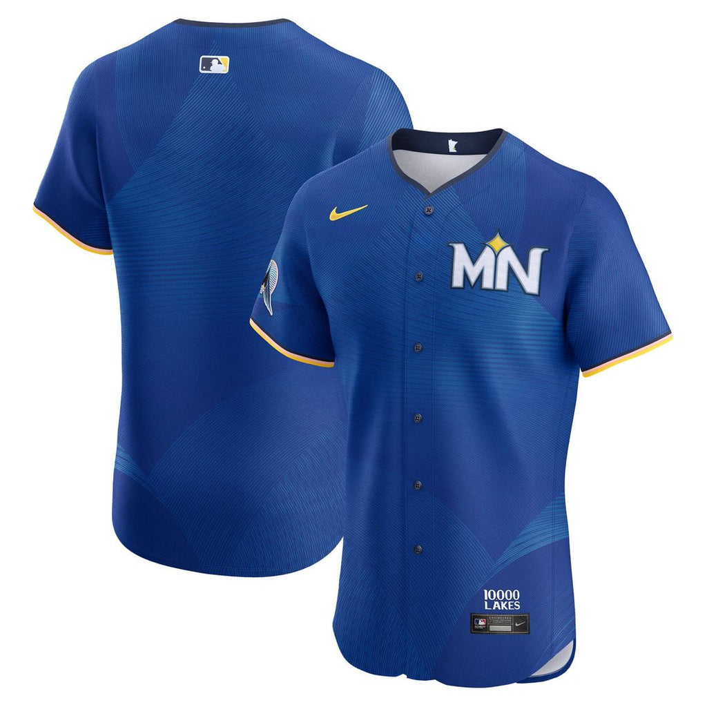 Minnesota Twins Nike Royal City Connect Elite Jersey product image 1, provided for visual reference and product detail review