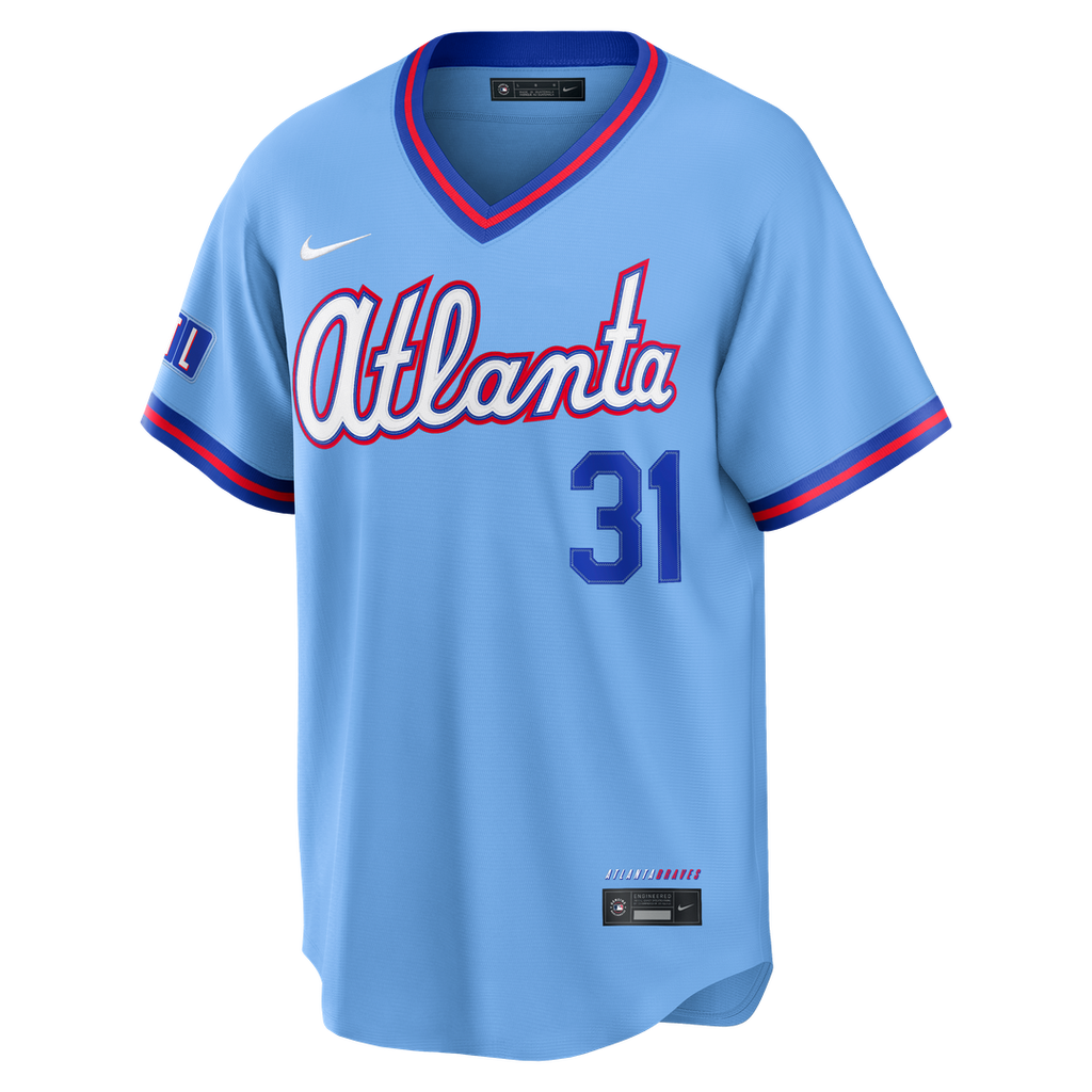 Atlanta Braves Greg Maddux Nike Powder Blue 2026 City Connect Stadium Jersey product image 2, provided for visual reference