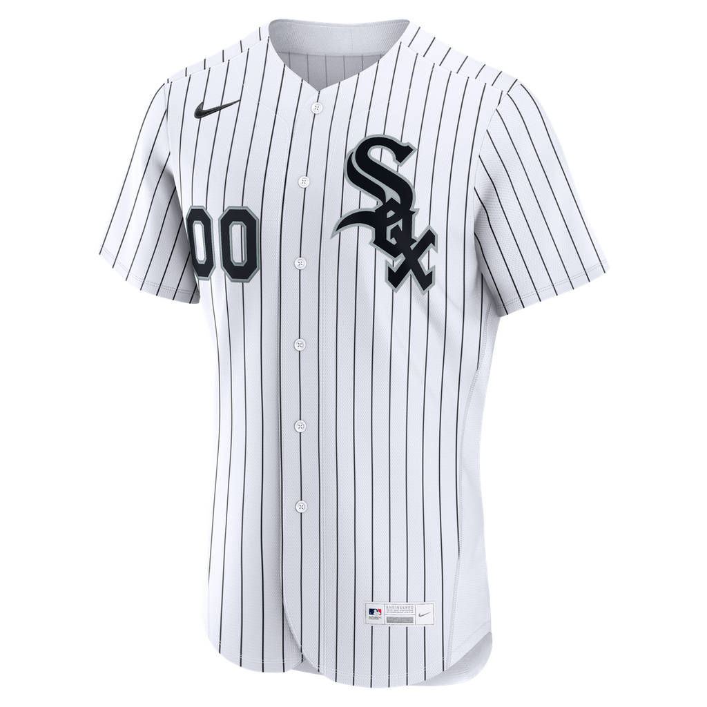 Chicago White Sox Nike White Home Authentic Custom Jersey product image 2, provided for visual reference and product detail