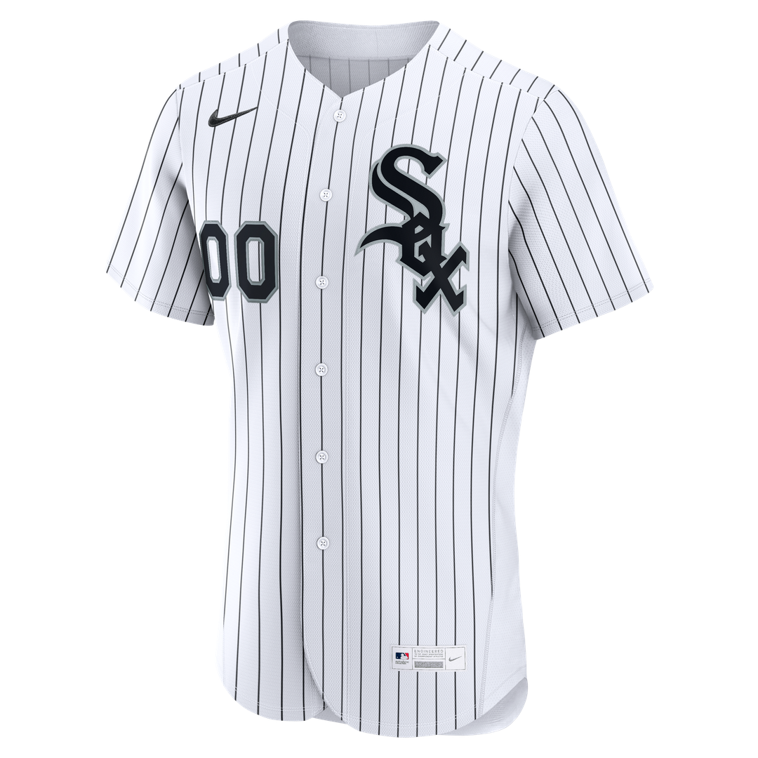 Chicago White Sox Nike White Home Authentic Custom Jersey product image 2, provided for visual reference and product detail