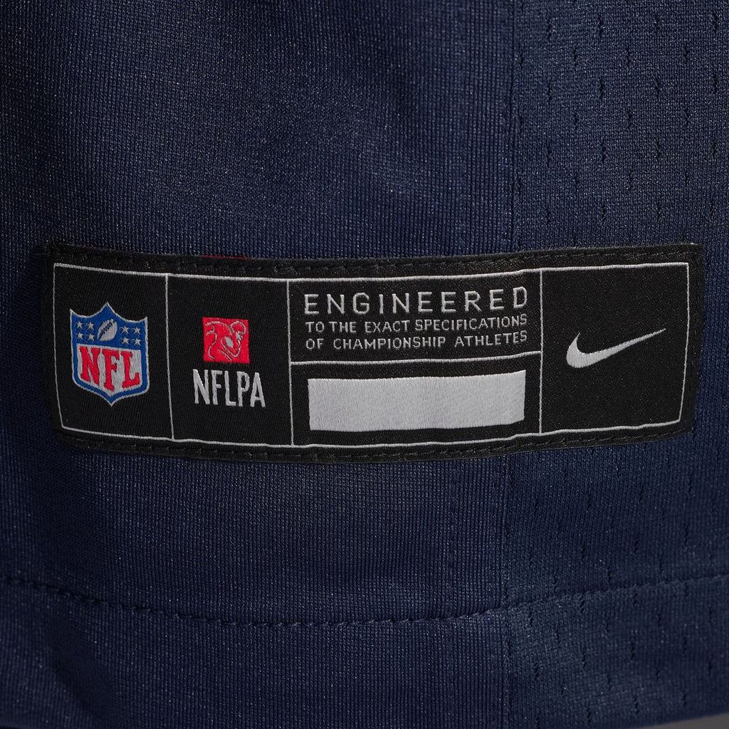 Chicago Bears TJ Edwards Nike Navy Game Player Jersey product image 6, provided for visual reference and product detail