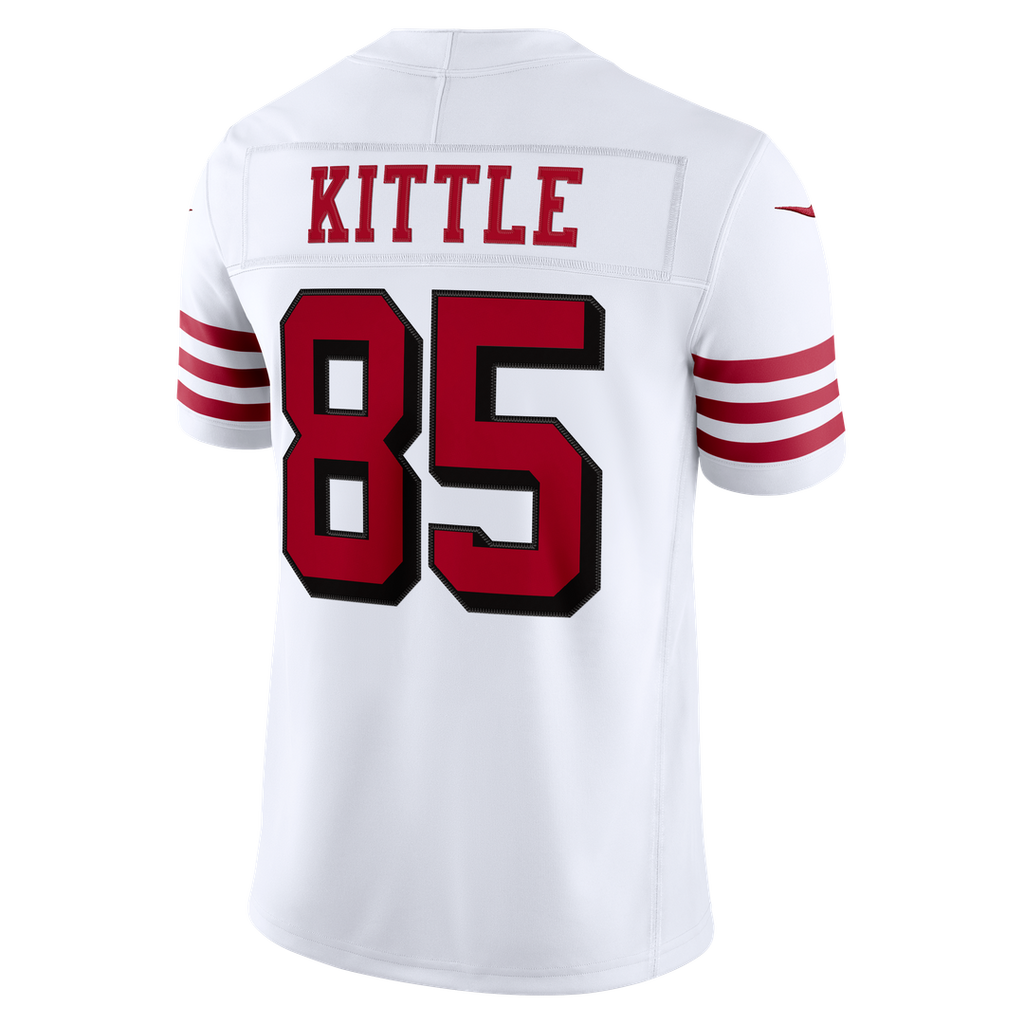 San Francisco 49ers George Kittle Nike White Alternate Vapor F.U.S.E. Stitched Limited Jersey product image 6, provided for