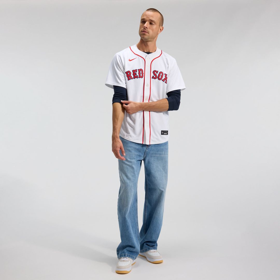 Boston Red Sox Nike White Home Limited Jersey product image 3, provided for visual reference and product detail review