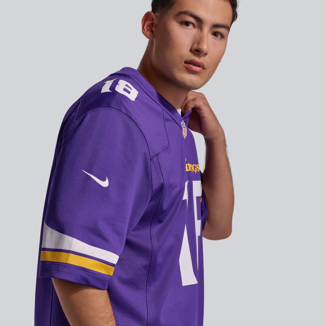 Minnesota Vikings Justin Jefferson Nike Purple Player Game Jersey product image 22, provided for visual reference and