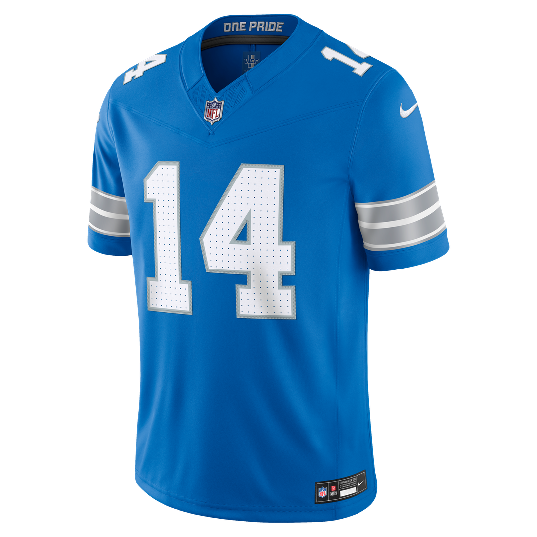 Detroit Lions Amon-Ra St. Brown Nike White Vapor F.U.S.E. Stitched Limited Jersey product image 12, provided for visual