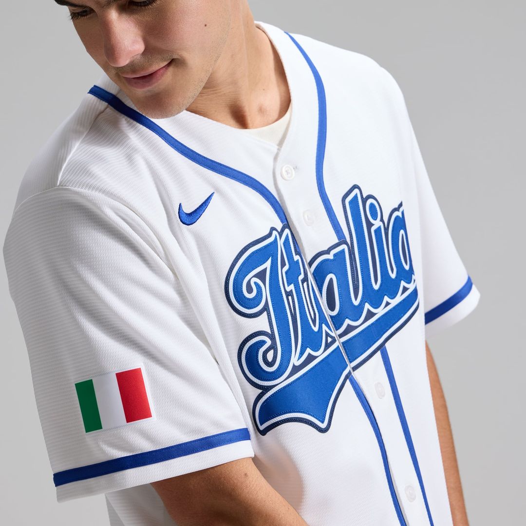 Italy Baseball Vinnie Pasquantino Nike White 2026 World Baseball Classic Home Stadium Jersey product image 7, provided for