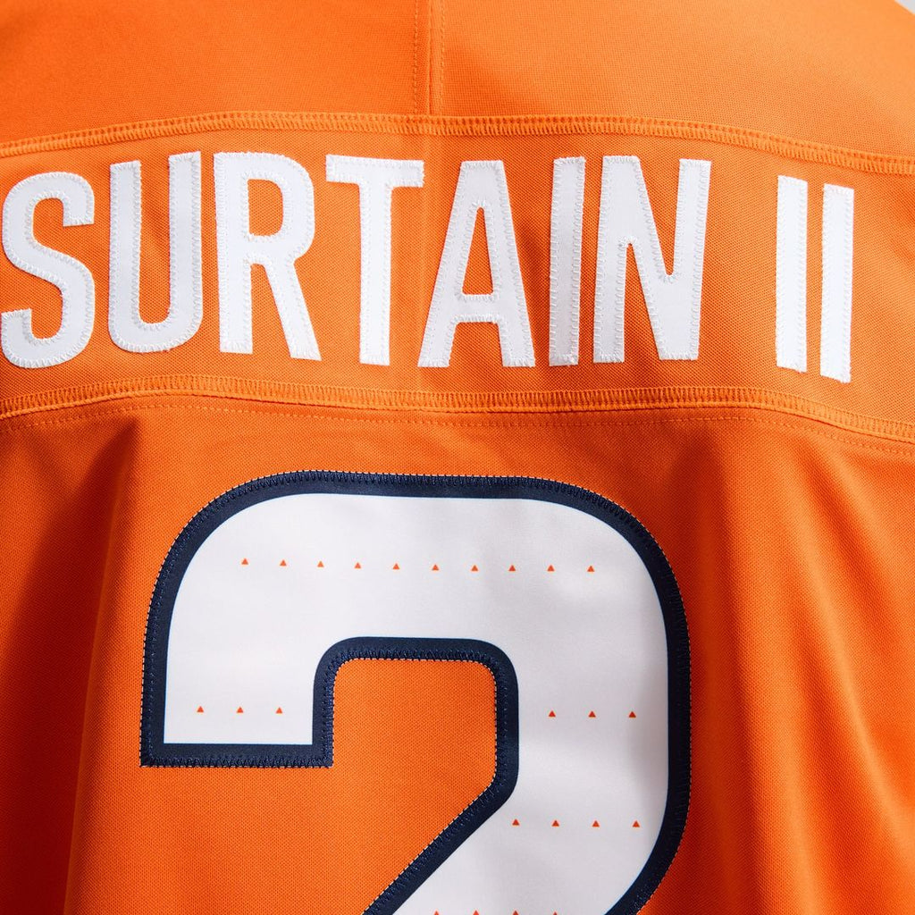 Denver Broncos Pat Surtain II Nike Navy Alternate Vapor F.U.S.E. Stitched Limited Jersey product image 17, provided for