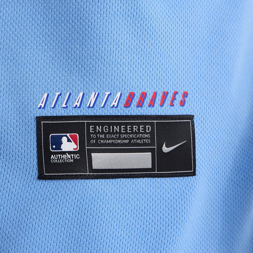 Atlanta Braves Nike Powder Blue 2026 City Connect Authentic Jersey product image 13, provided for visual reference and