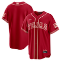 Texas Rangers Nike Red 2026 City Connect Stadium Jersey product image 1, provided for visual reference and product detail